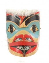 KWAGUILTH FROG TOTEM MASK BY M