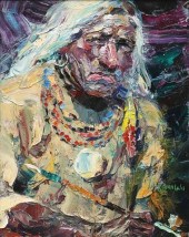 KWAN WU (20TH C.) NATIVE AMERI
