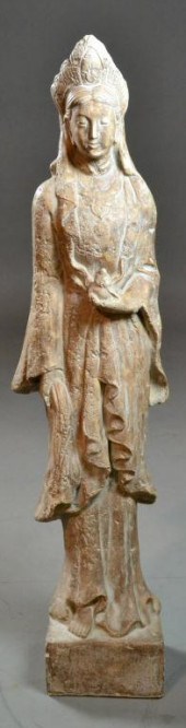 Kwan Yin Molded Stone Garden S