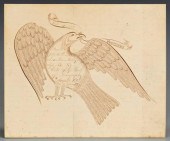 KY CALLIGRAPHY DRAWING W/EAGLE