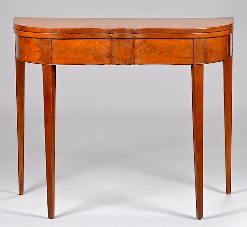KY CHERRY CARD TABLE, ATTR.