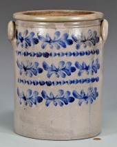 KY COBALT DECORATED JAR ATTRIB