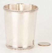 KY COIN SILVER JULEP CUP, H. H