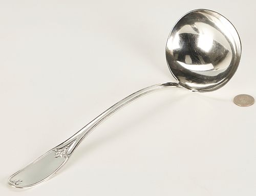 KY COIN SILVER SOUP LADLE, FLETCHER