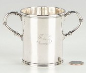 KY DOUBLE HANDLED COIN SILVER