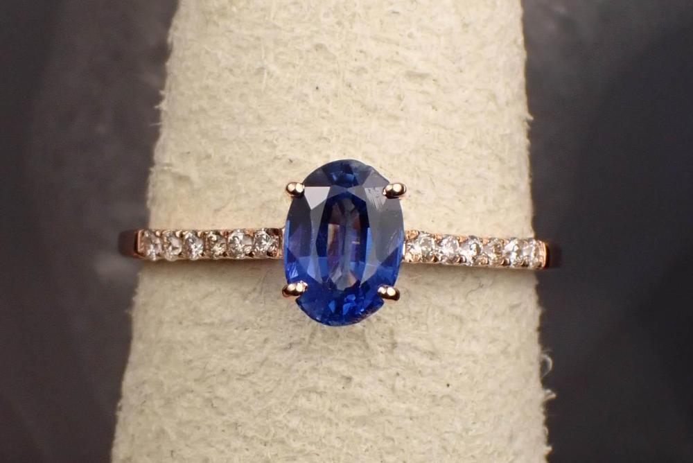 KYANITE, DIAMOND AND FOURTEEN KARAT