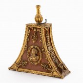 L. 18TH C. GERMAN CARVED HORN