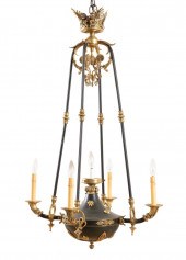 L. 19TH C. EMPIRE STYLE ORMOLU