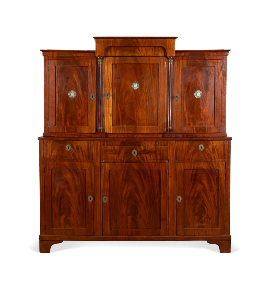 L. 19TH C. EMPIRE STYLE MAHOGANY