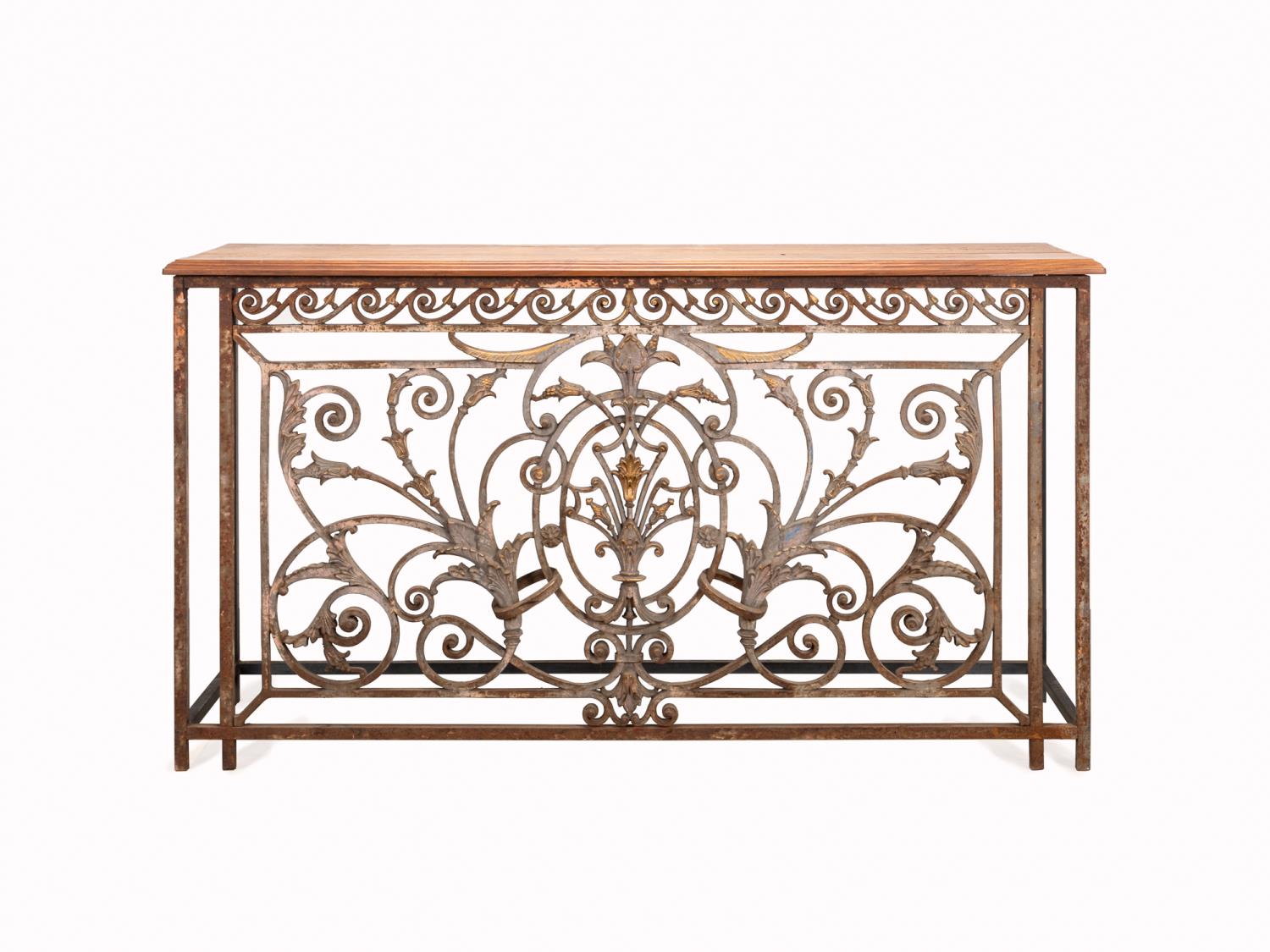 L. 19TH C. FRENCH WROUGHT IRON