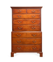 L. 19TH C. GEORGE III MAHOGANY