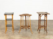L. 19TH C. GROUP OF THREE BAMB