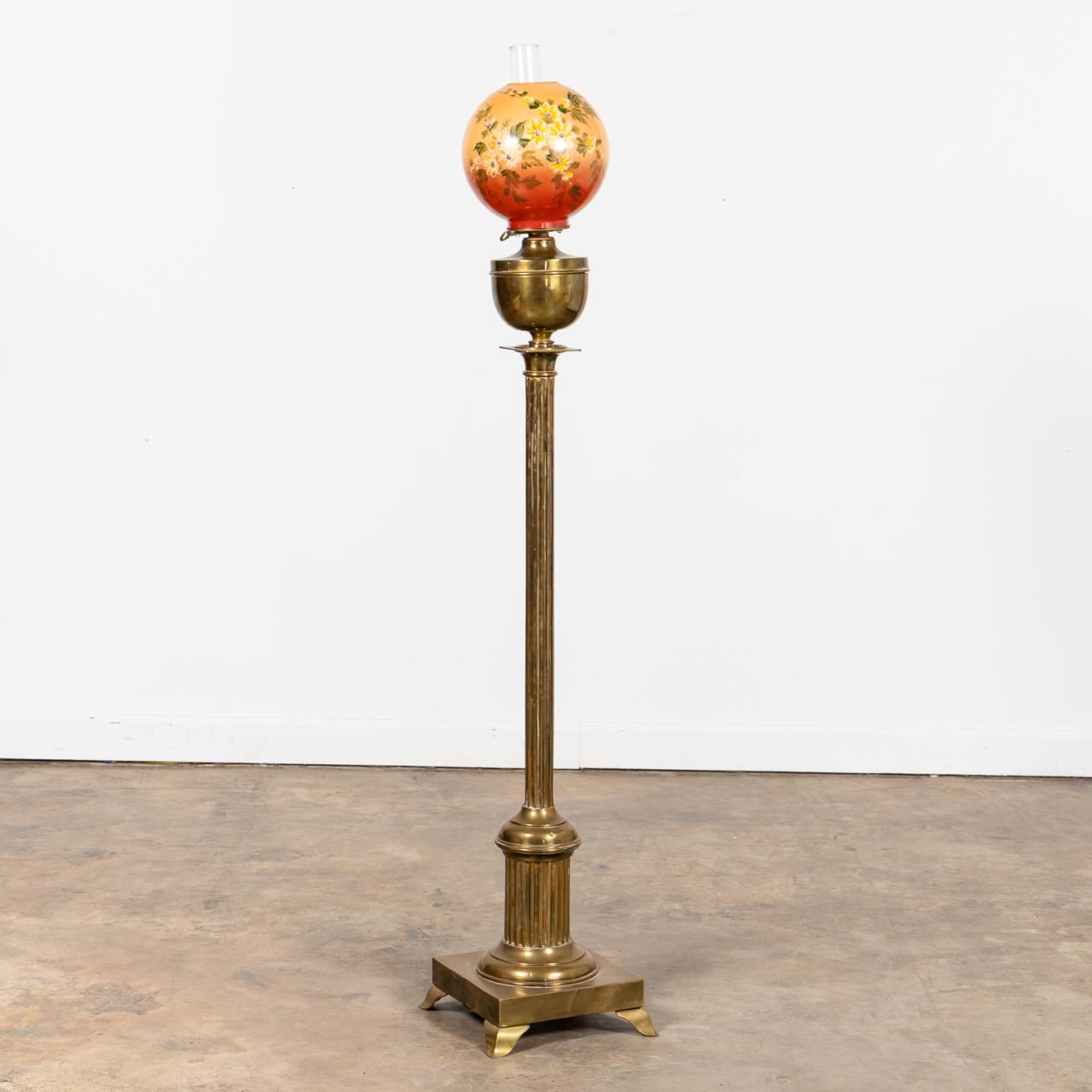 L. 19TH C. VINTAGE BRASS PARLOR
