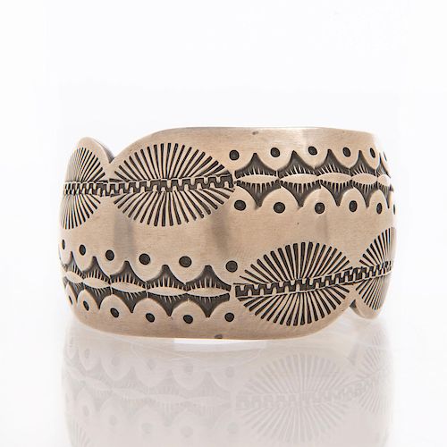 L. BLACKGOAT NAVAJO STERLING SILVER