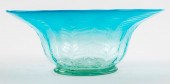L. C. TIFFANY BLUE OMBRE GLASS