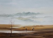 L CARONBERGH (?), NUNS IN A DE