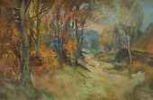 L. DE JONG, AUTUMN LANDSCAPE,
