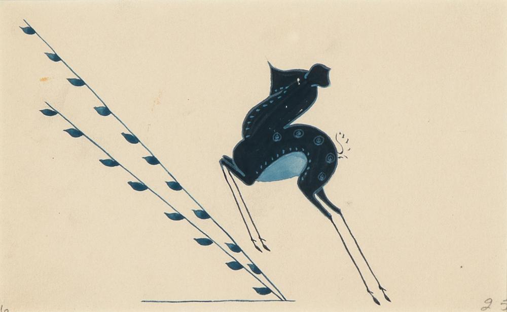 L. GARCIA, UNTITLED (BLUE DEER)L.