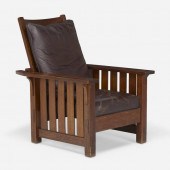 L. & J.G. Stickley. Flat-arm M