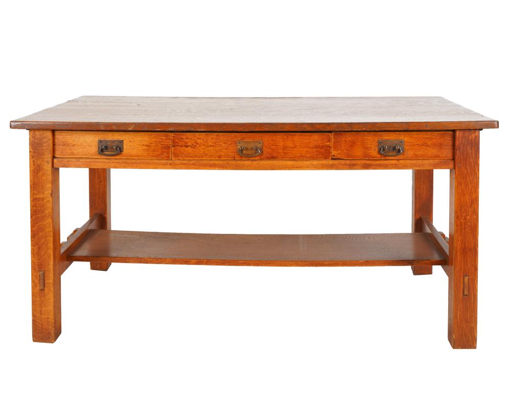 L & JG STICKLEY OAK LIBRARY
