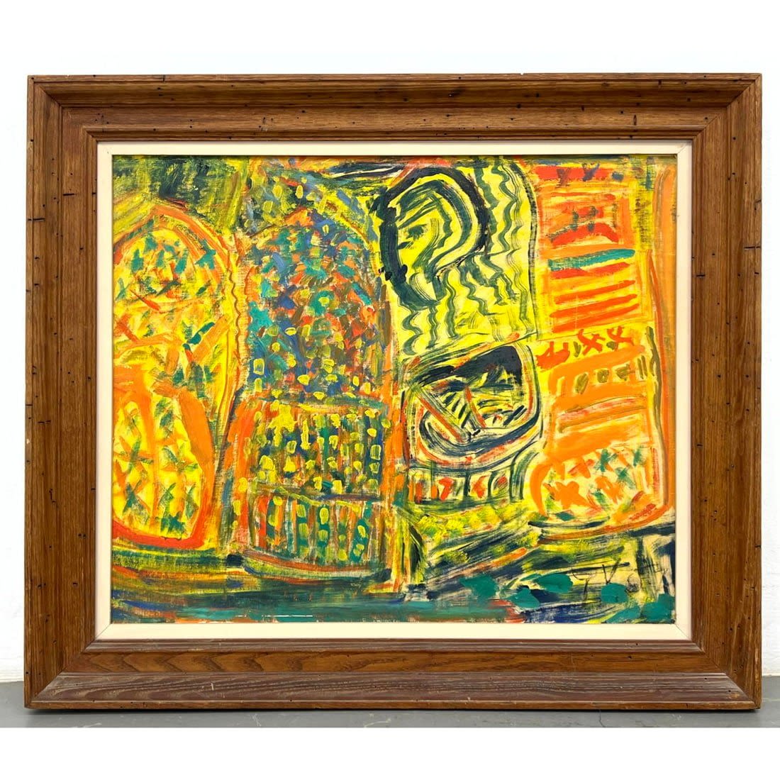 L. Katz Oil Painting On Board