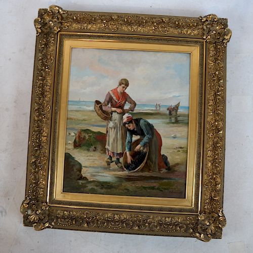 L. LAURENTY: FISHER WOMEN - OIL