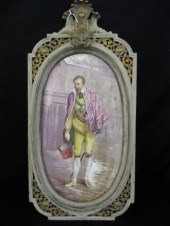 L. Malpass Painting on Porcela