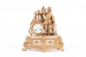 "L. MARTI" FIGURAL MANTEL CLOC