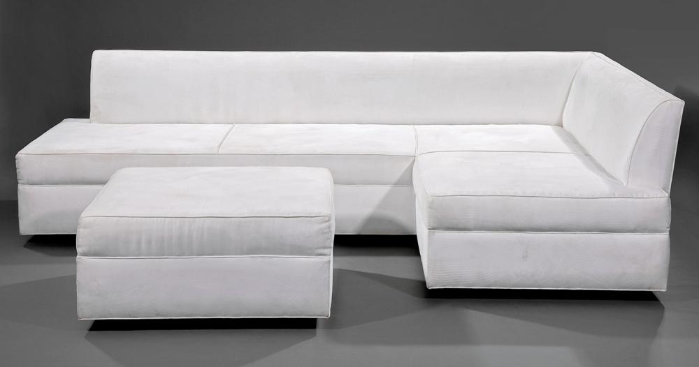 L-SHAPED SOFA & OTTOMAN BY LEE