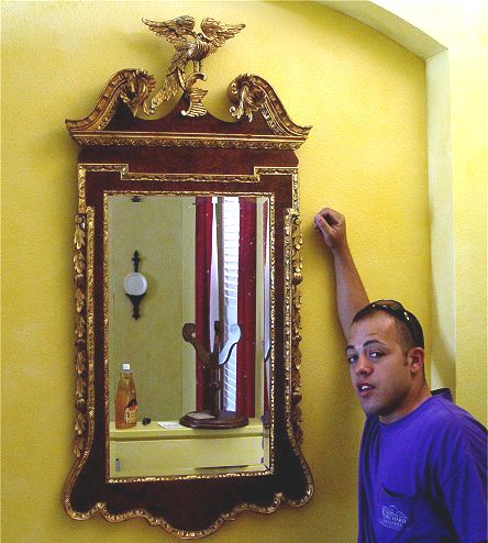LA BARGE FEDERAL STYLE MIRROR