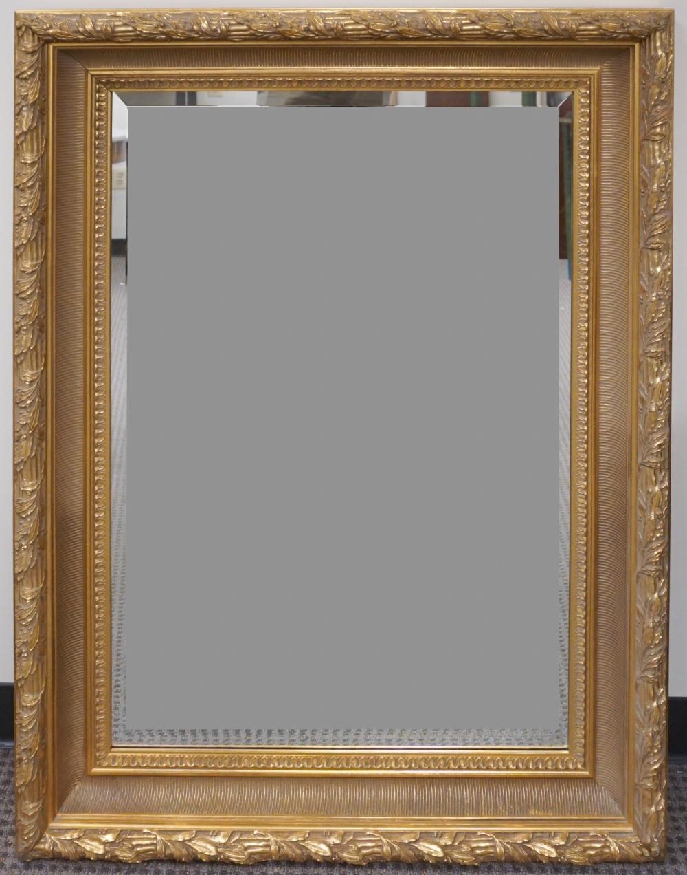 LA BARGE GILT GESSO MIRROR,