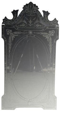LA BARGE VENETIAN STYLE ETCHED