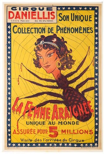 LA FEMME ARAIGNéE. CIRQUE