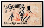 'LA GOMME'' VINTAGE FRENCH POS