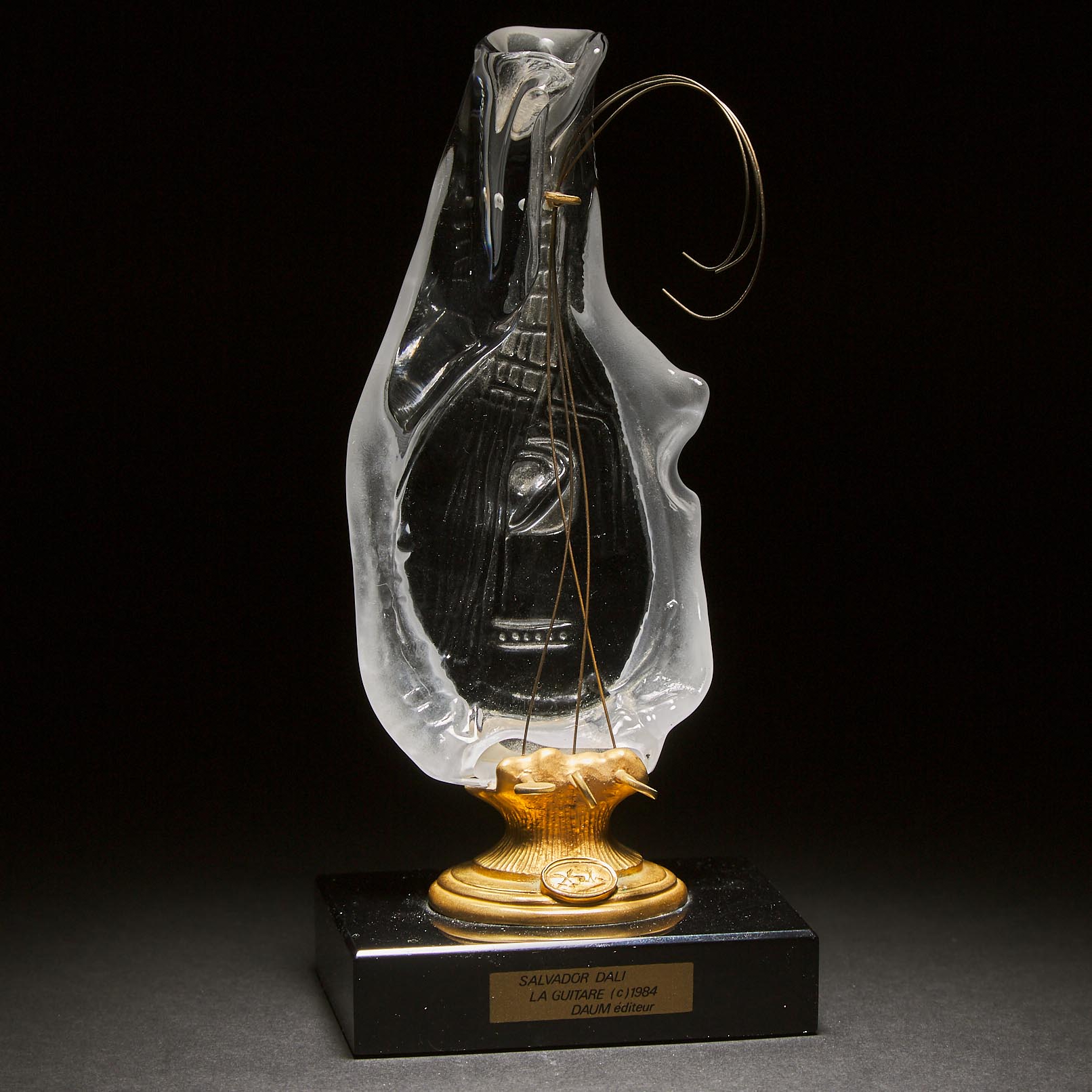 'La Guitare', Daum Glass and