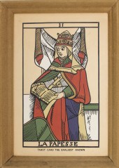"LA PAPESSE" TAROT CARD SERIGR