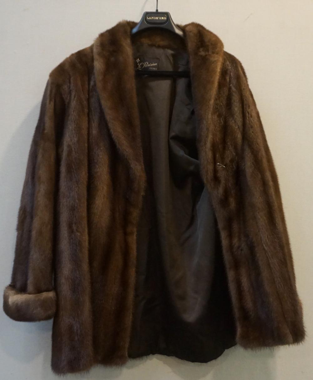 LA PARISIEN BROWN MINK JACKET