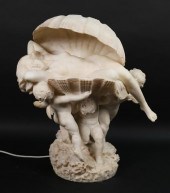 LA PERLA ALABASTER TABLE LAMPC