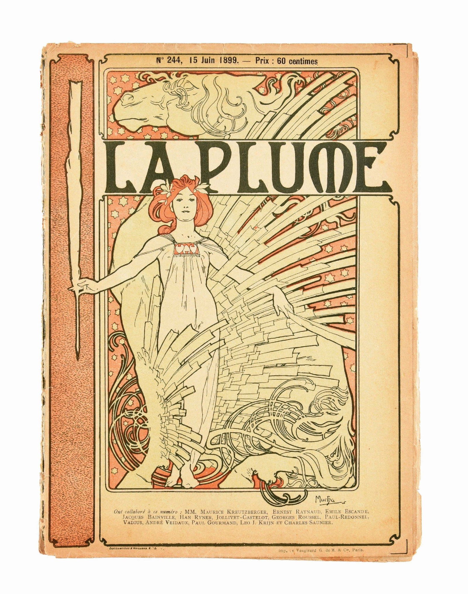 LA PLUME ALPHONSE MUCHA