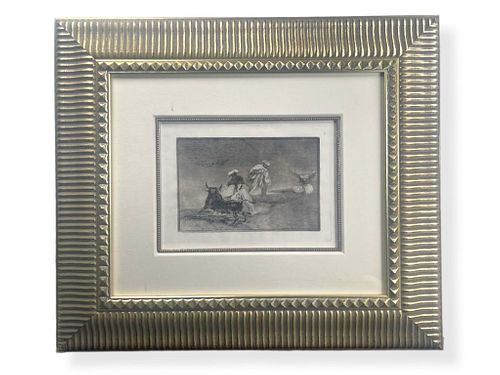 "LA TAUROMAQUIA 4" ETCHING BY