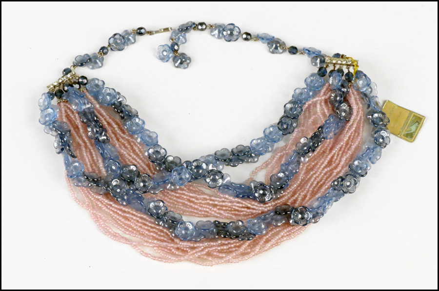 LA TAUSCA PINK AND BLUE GLASS