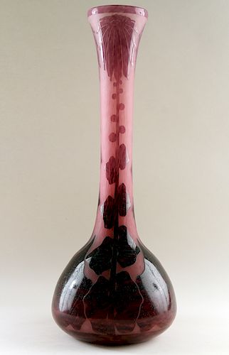 LA VERRE FRANCAIS ART GLASS CAMEO