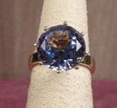 LAB CREATED SPINEL AND GOLD RI