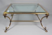 LABARGE BRASS AND GLASS COCKTA