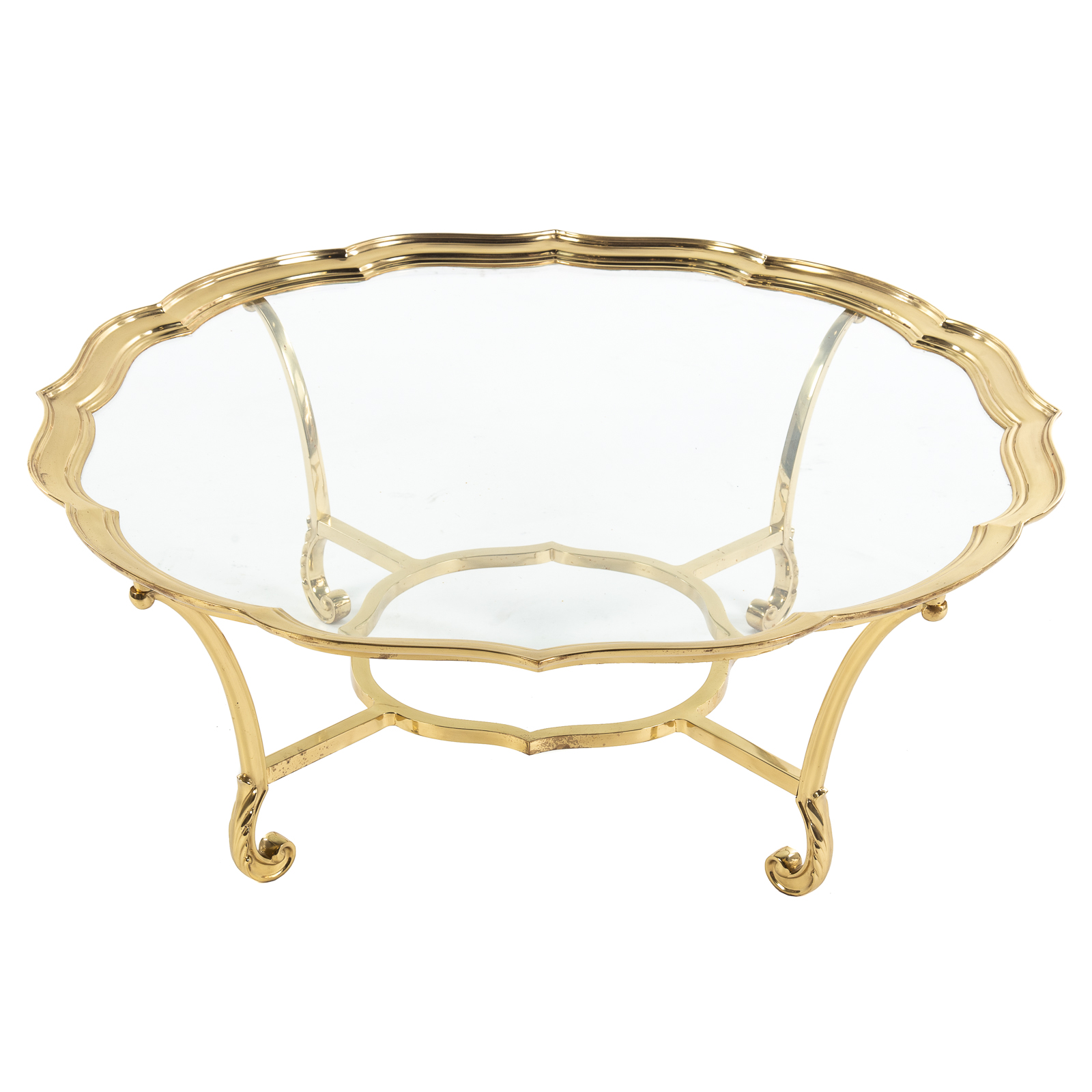 LABARGE BRASS & GLASS COCKTAIL