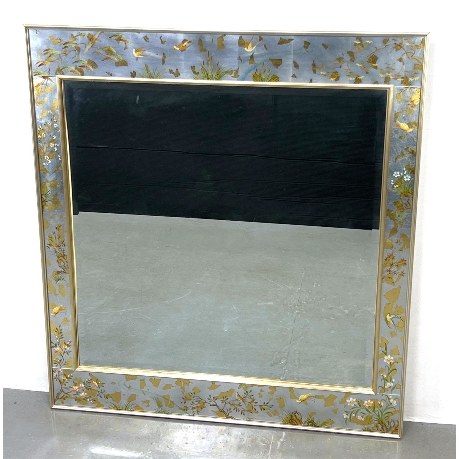 LaBARGE Mirror signed Mary Broner