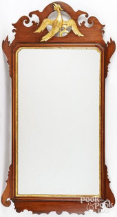 LABELED CHIPPENDALE MIRROR<br>