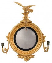 LABELED CLASSICAL GILTWOOD FIG