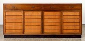 LABELED DUNBAR WALNUT CREDENZA