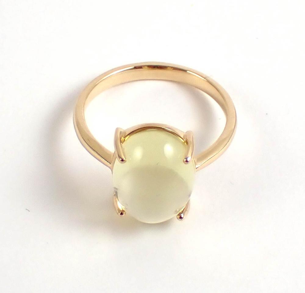 LABRADORITE AND FOURTEEN KARAT GOLD